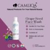 Camliqa Grape Seed Face Wash | Natural Cleanser for Oily & Acne-Prone