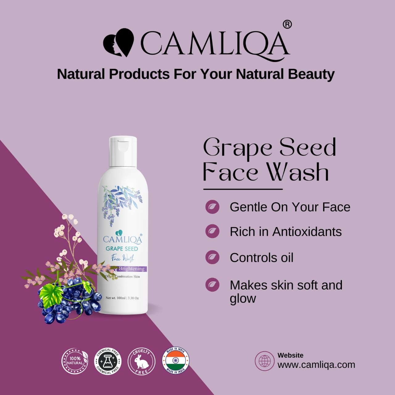 Grape seed face wash 2
