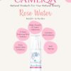 Camliqa Natural Rose Water | Pure & Alcohol-Free Toner for Glowing