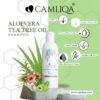 Camliqa Aloe Vera & Tea Tree Oil Shampoo | Anti-Dandruff & Scalp Care