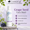 Camliqa Grape Seed Face Wash | Natural Cleanser for Oily & Acne-Prone